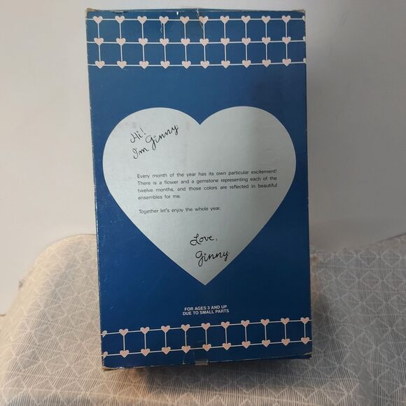 Vintage 1986 VOGUE GINNY VINYL 8” DOLL WITH STAND September in Box - Picture 6 of 11